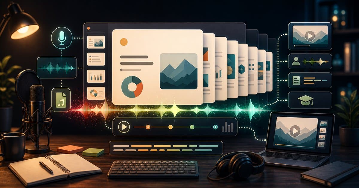 Google Slides sunum seslendirme: Anlatımlı slayt ve eğitim materyali