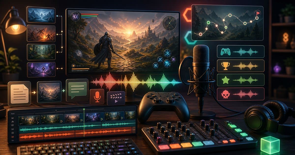 Oyun inceleme ve walkthrough seslendirme: YouTube gaming içerik rehberi
