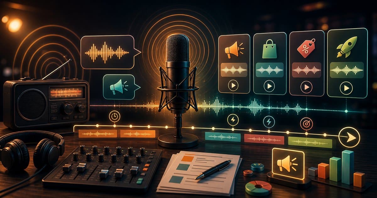 Radyo spot ve dijital reklam seslendirme: 15-30 saniye script rehberi