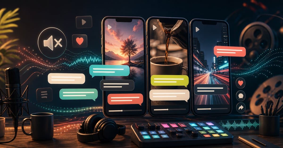 TikTok ve Reels altyazı rehberi: Sessiz izleme çağında içerik stratejisi
