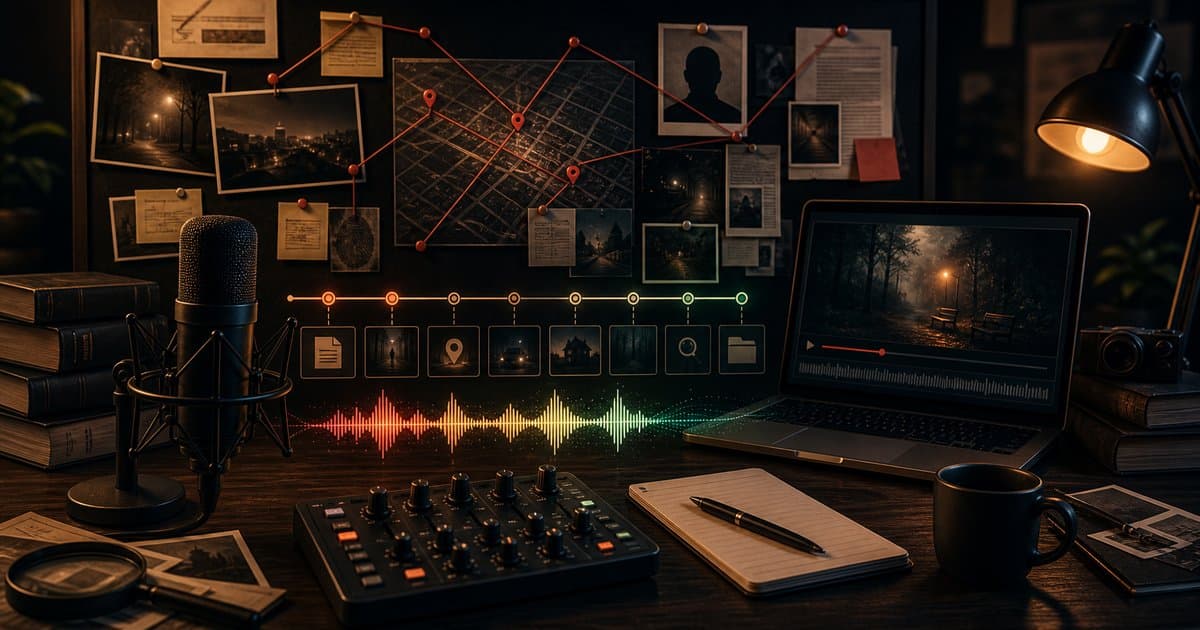 True crime hikâye anlatım seslendirme: Faceless belgesel prodüksiyon rehberi